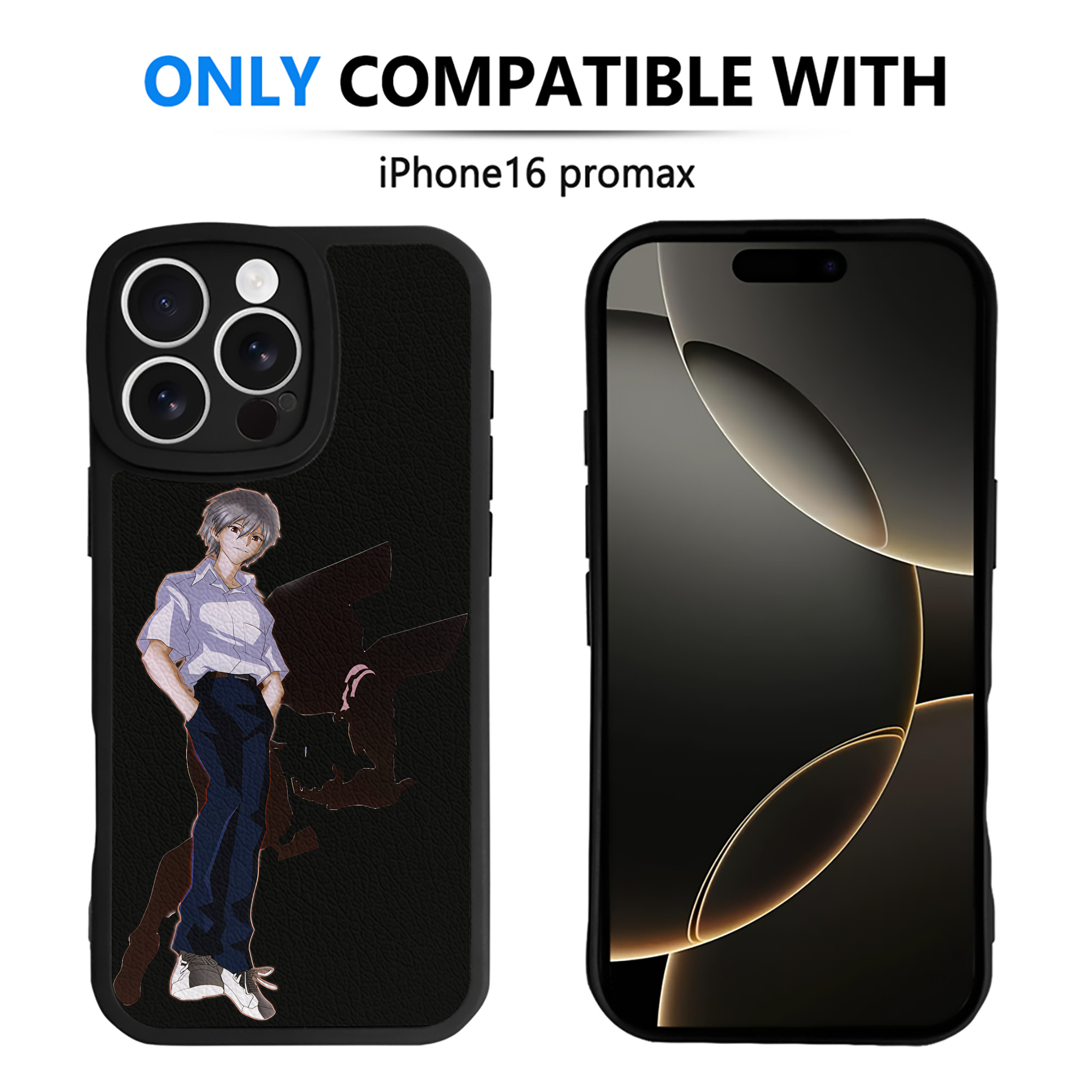 （画像用） EVA 新世紀エヴァンゲリオン 【iPhone 16シリーズ対応】シリコンスマホケース（レザー調） 材質：シリコン
